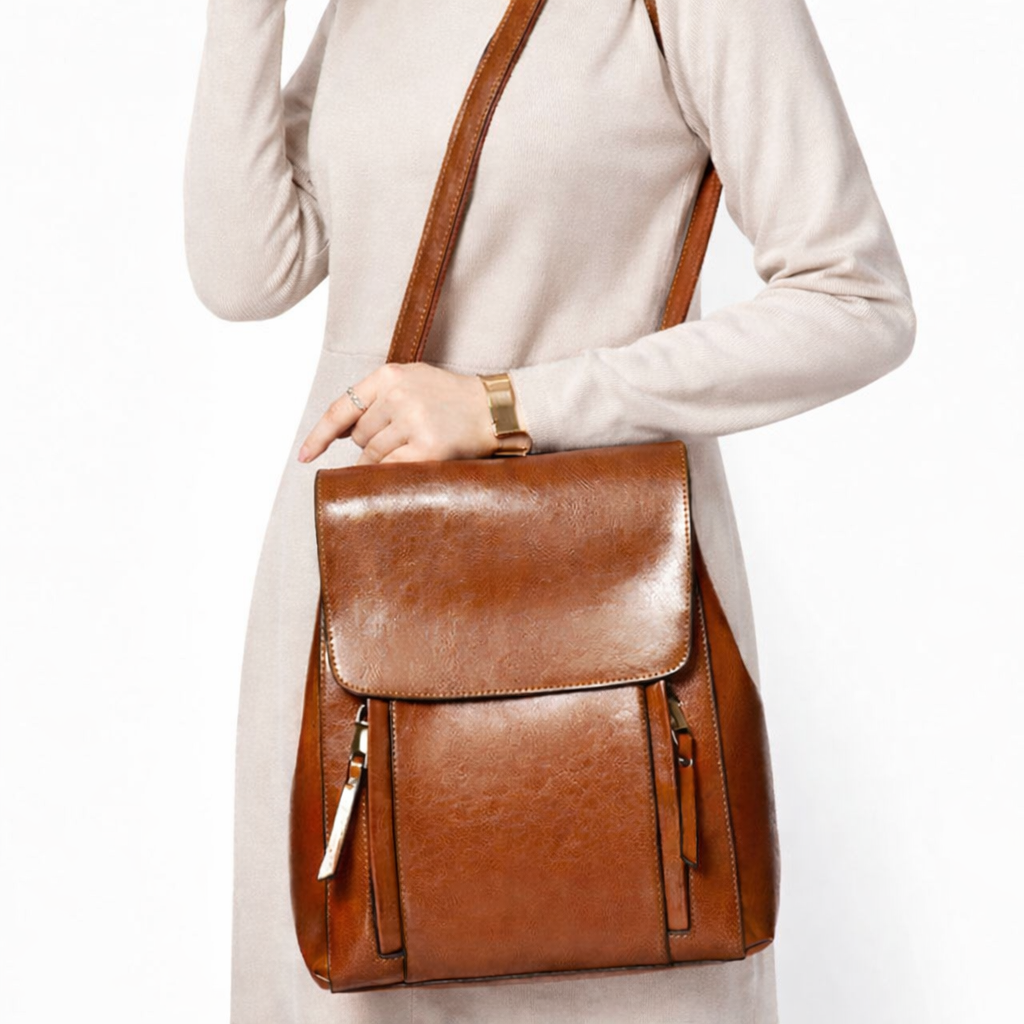 Sac à dos en cuir pour femme