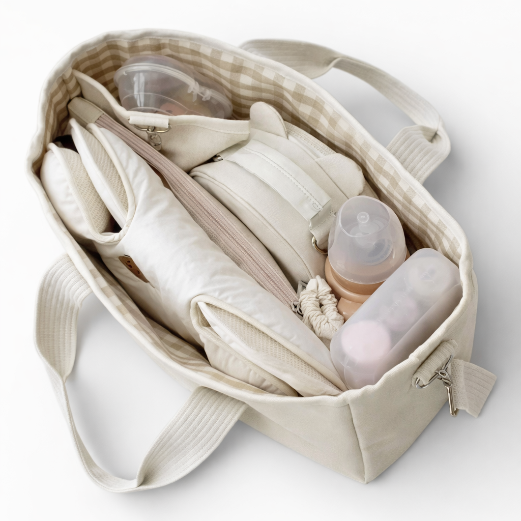 Sac à langer blanc pour bébé