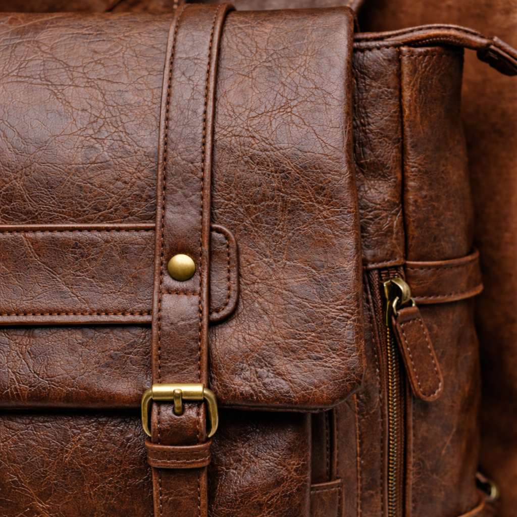 Sac à Dos en cuir vintage retro pour femme