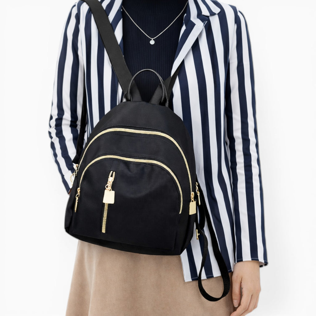 Sac à dos noir élégant pour femme