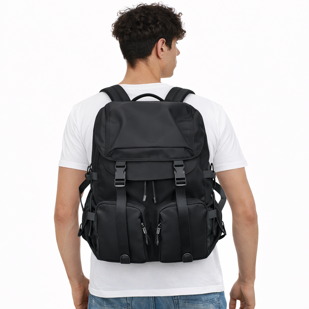 Sac à dos de voyage noir 30L