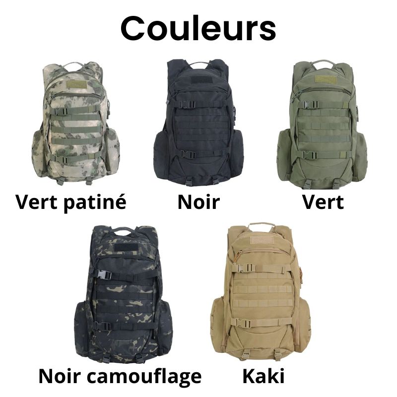 Sac à dos randonnée style militaire