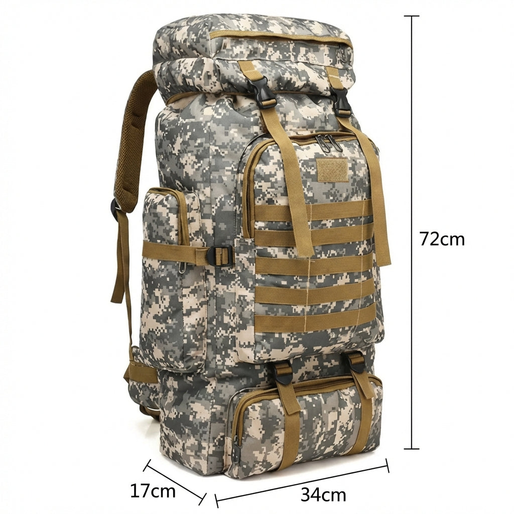 Grand Sac à Dos militaire imperméable 65 L