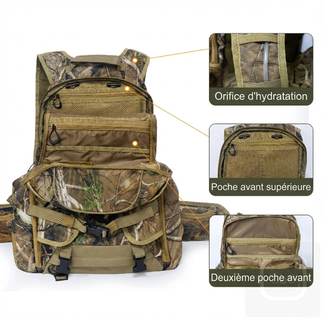 Sac à Dos militaire et étanche de chasse