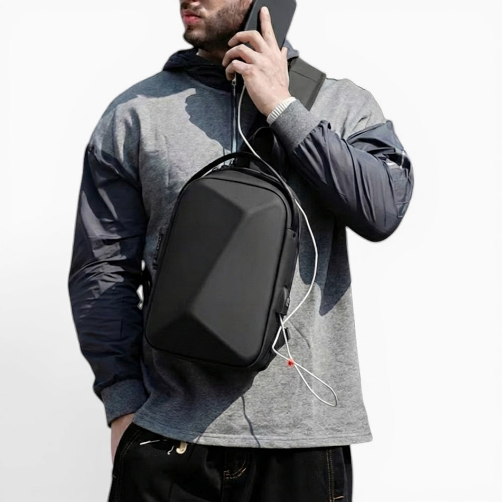 Sac à bandoulière antivol avec verrouillage par mot de passe