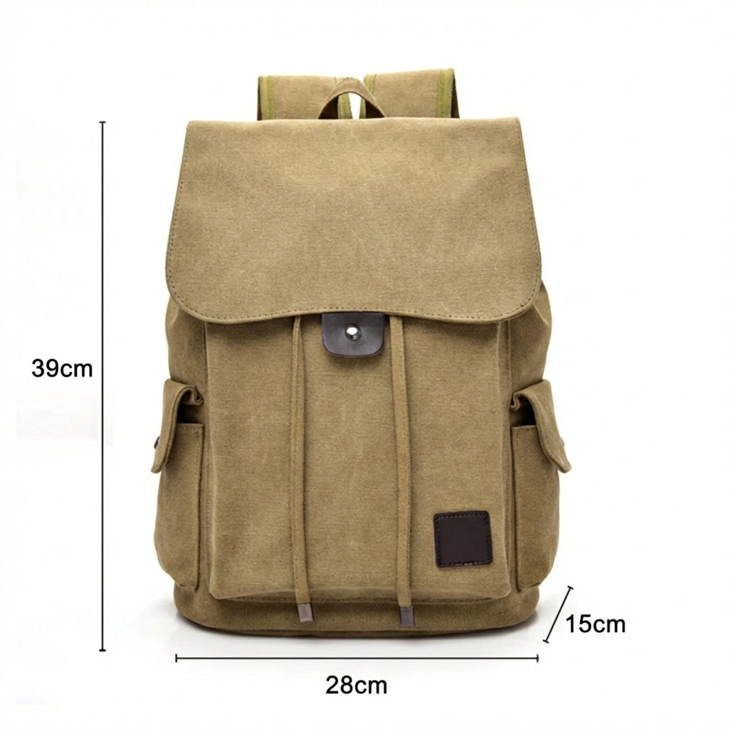 Sac à dos en toile homme