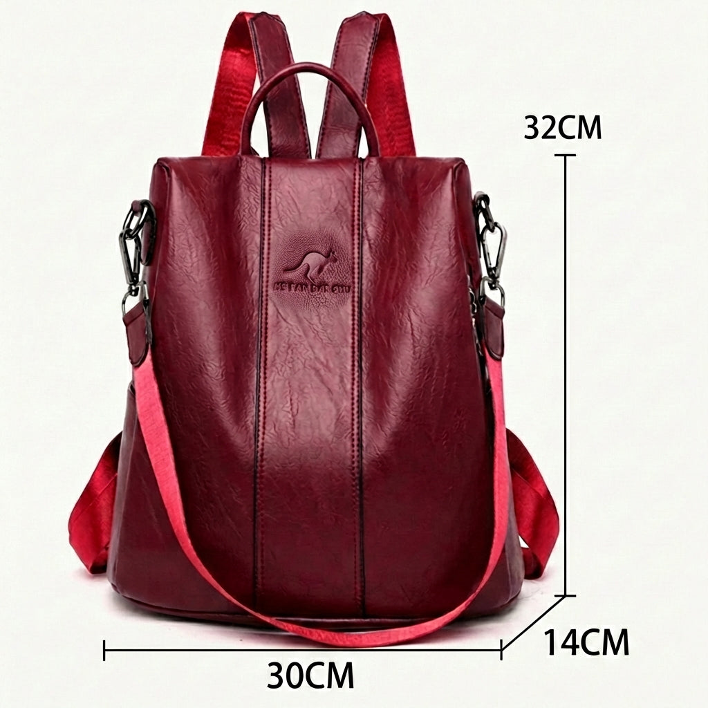 Sac à dos élégant en cuir pour femme