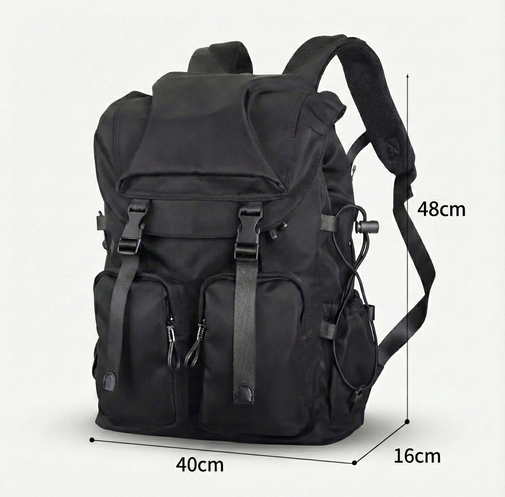 Sac à dos de voyage noir 30L