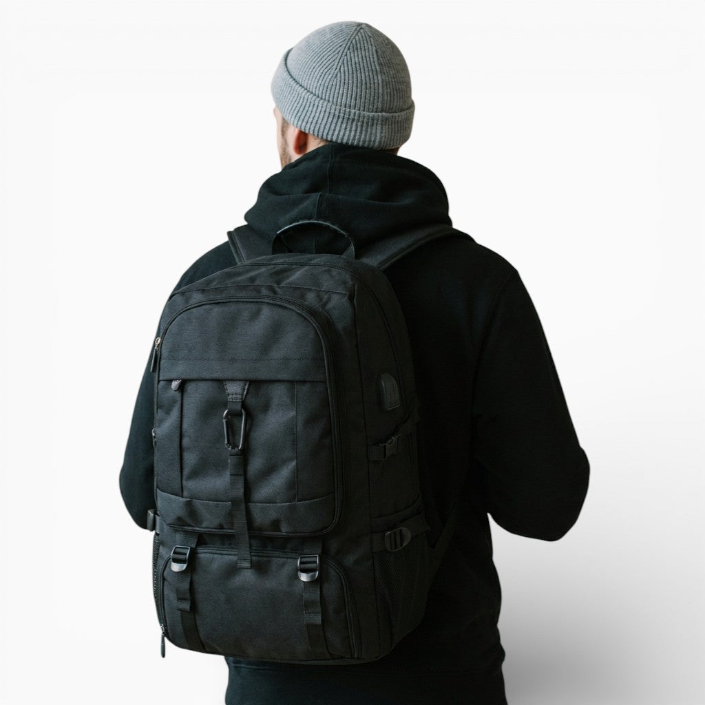 Sac à dos voyage noir pour homme