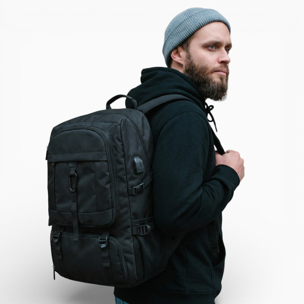 Sac à dos voyage noir pour homme