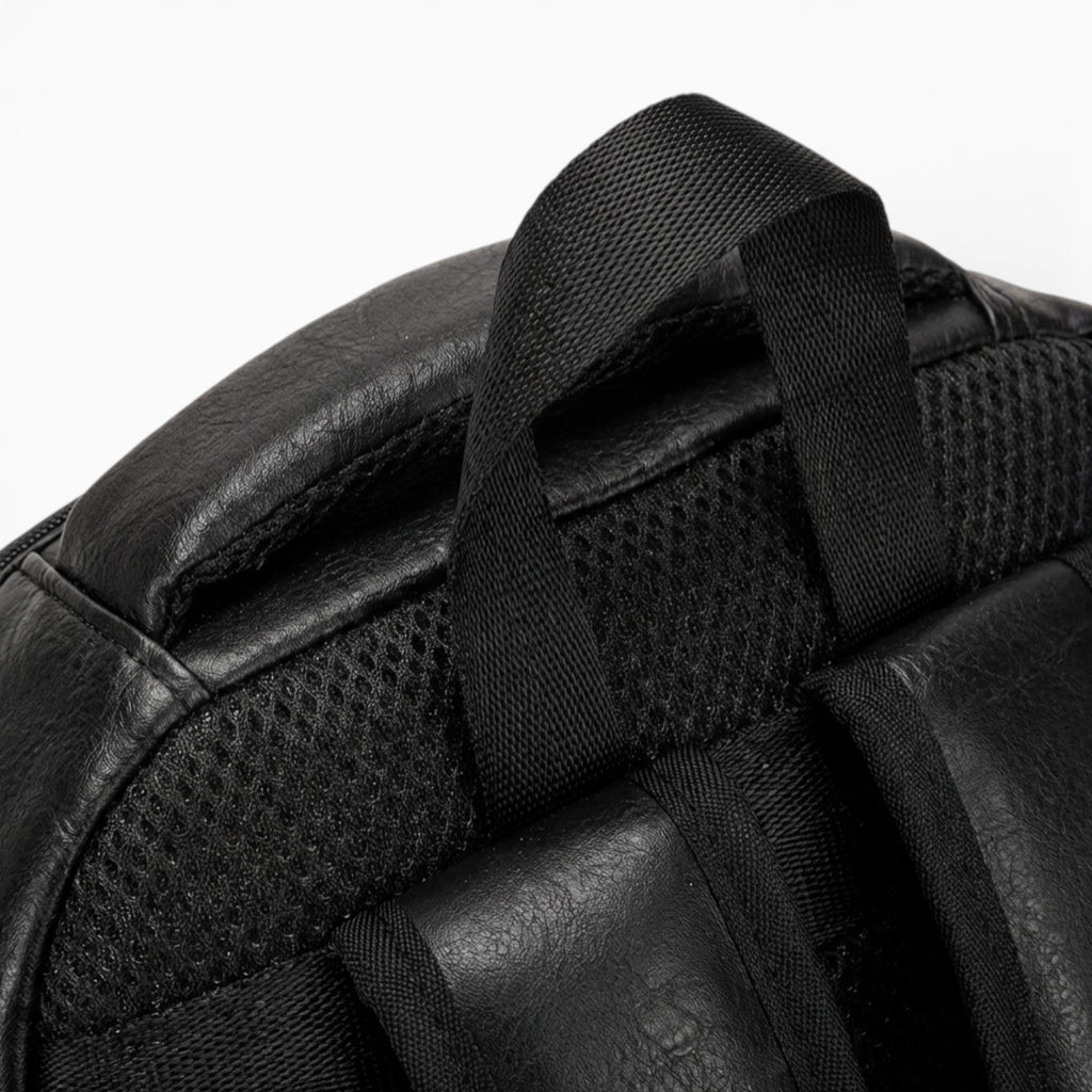 Sac à dos en cuir avec port USB