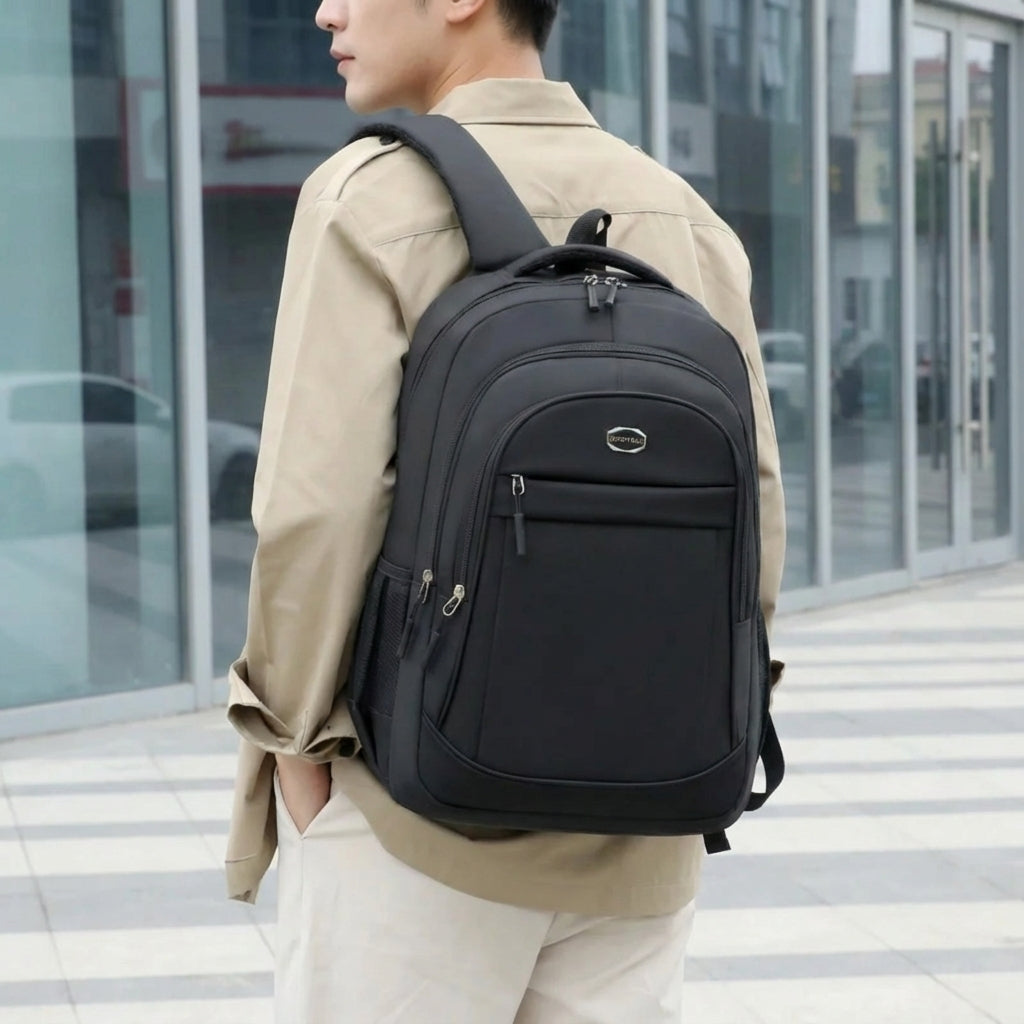 Sac à dos noir robuste