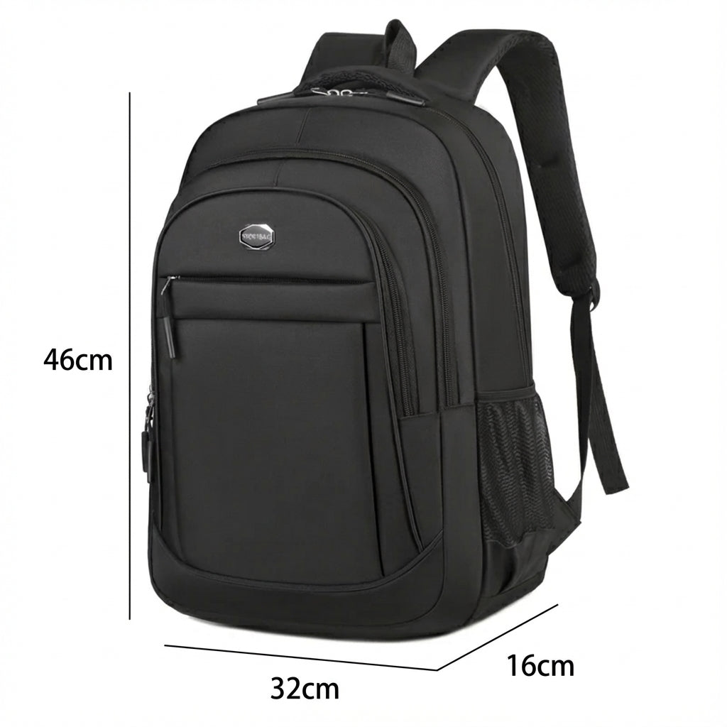 Sac à dos noir robuste