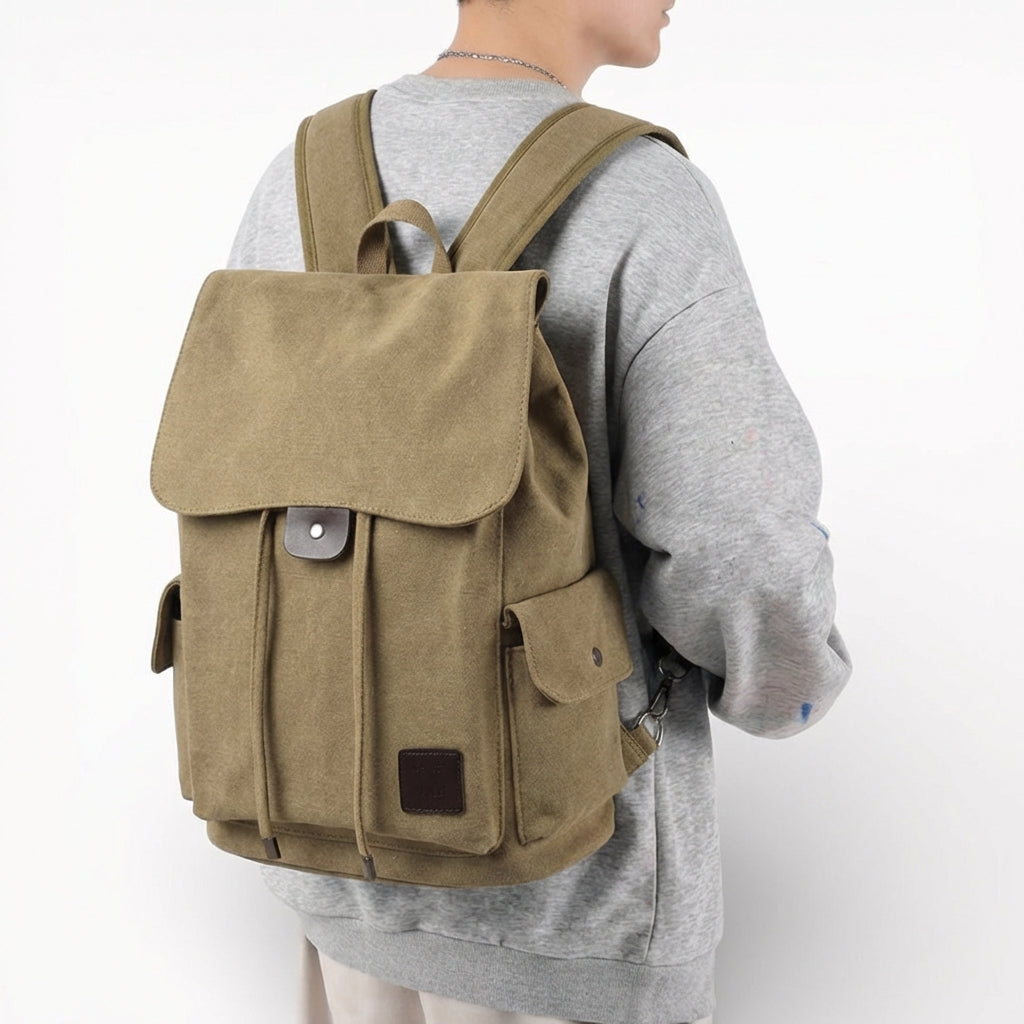 Sac à dos en toile homme