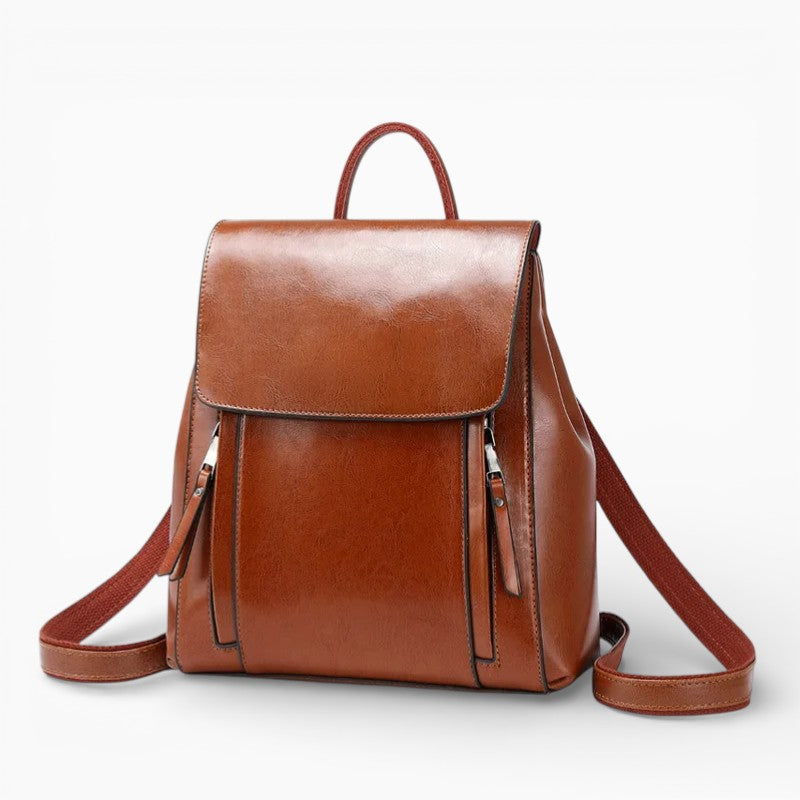 Sac à dos en cuir pour femme