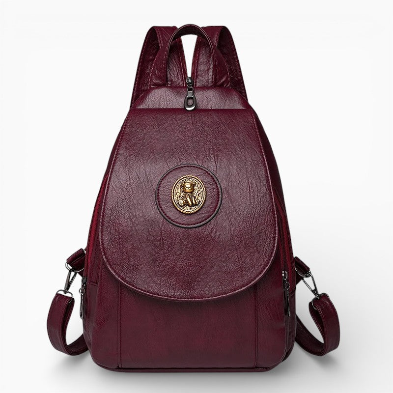 Petit sac à dos en cuir pour femme