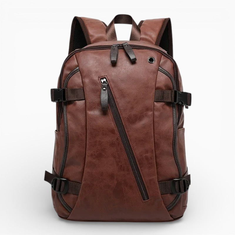 Sac à dos vintage en cuir pour homme