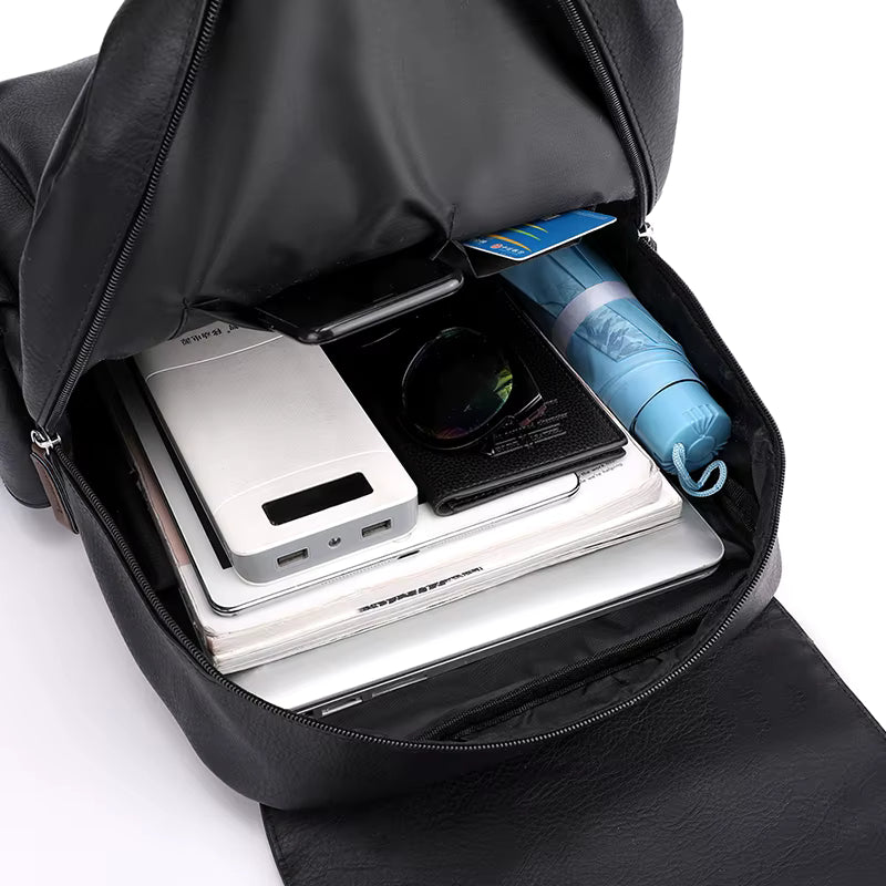 Sac à dos en cuir pour homme