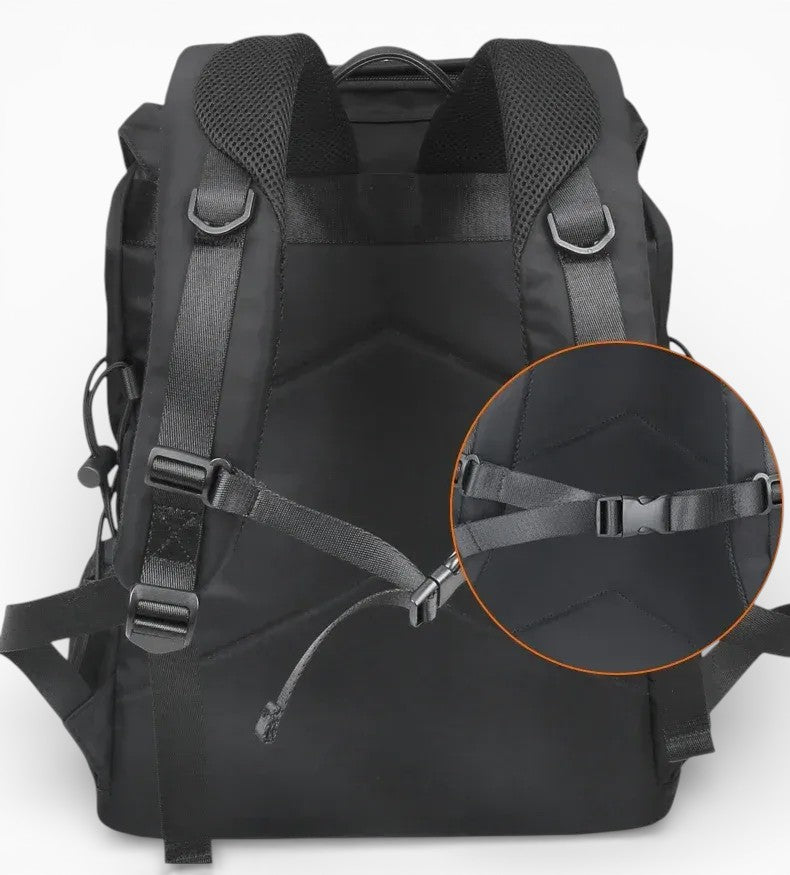 Sac à dos de voyage noir 30L