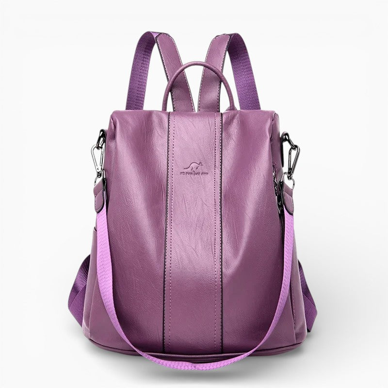 Sac à dos élégant en cuir pour femme