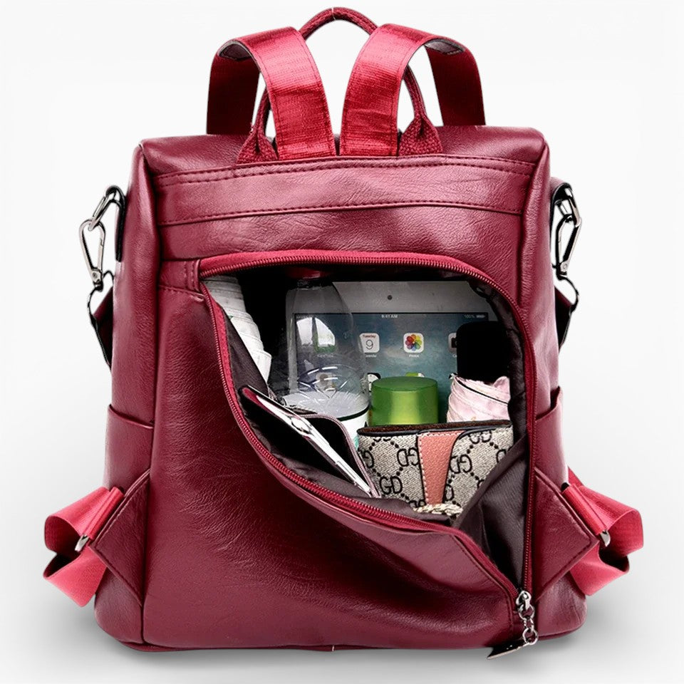 Sac à dos élégant en cuir pour femme