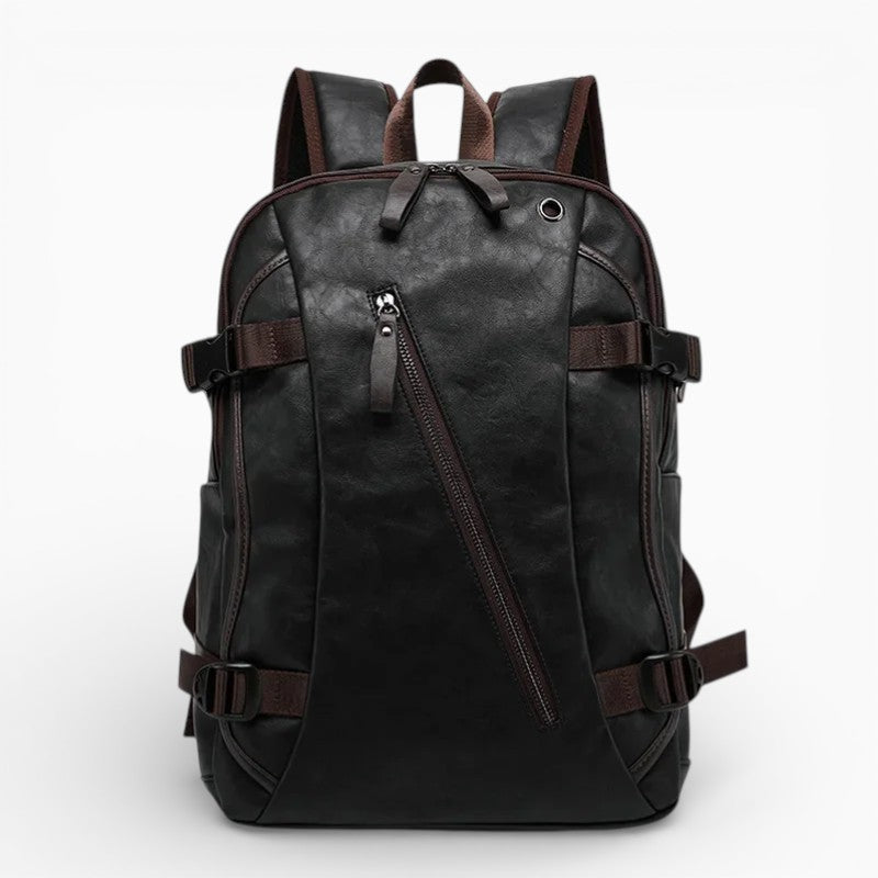 Sac à dos vintage en cuir pour homme