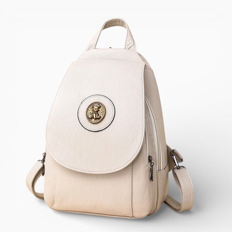 Petit sac à dos en cuir pour femme