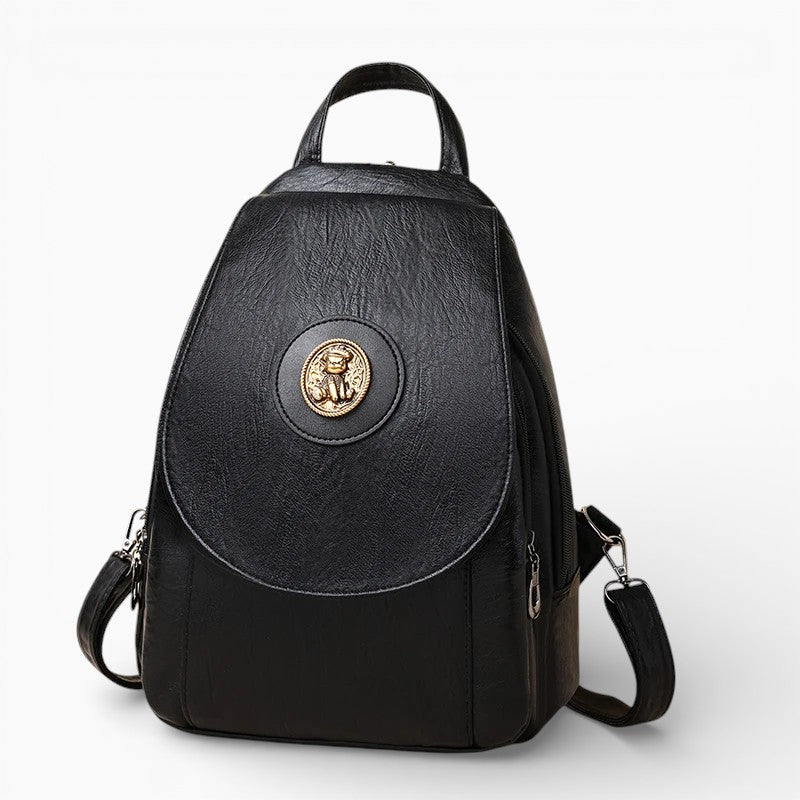 Petit sac à dos en cuir pour femme