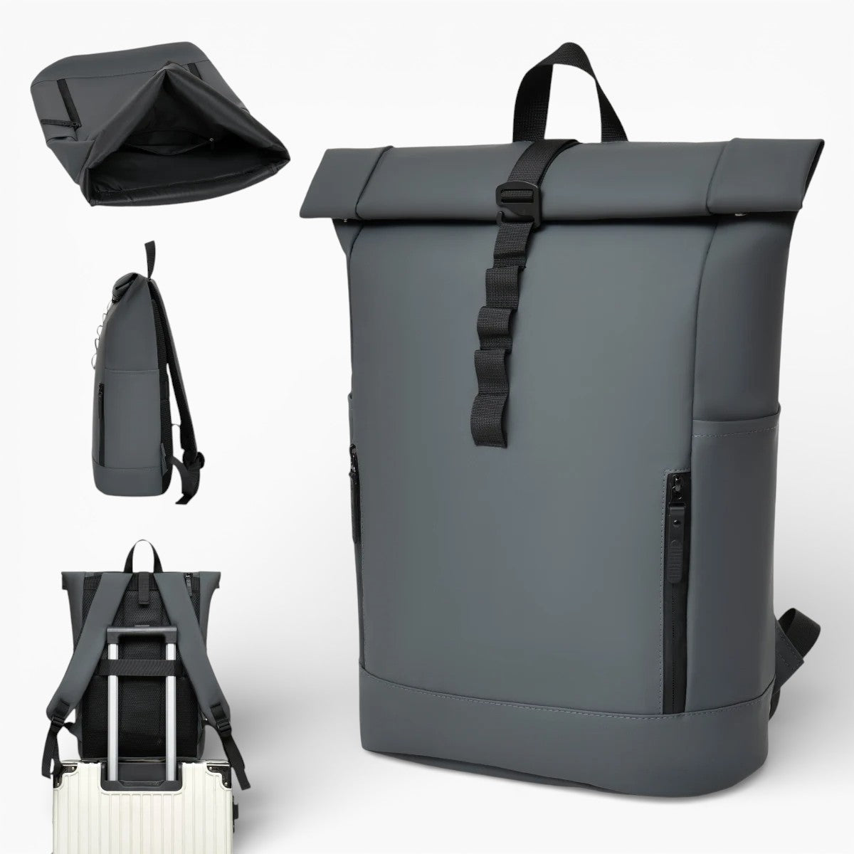 Grand Sac à Dos Rolltop étanche et imperméable