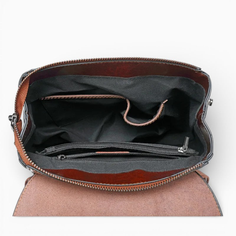 Sac à dos en cuir pour femme