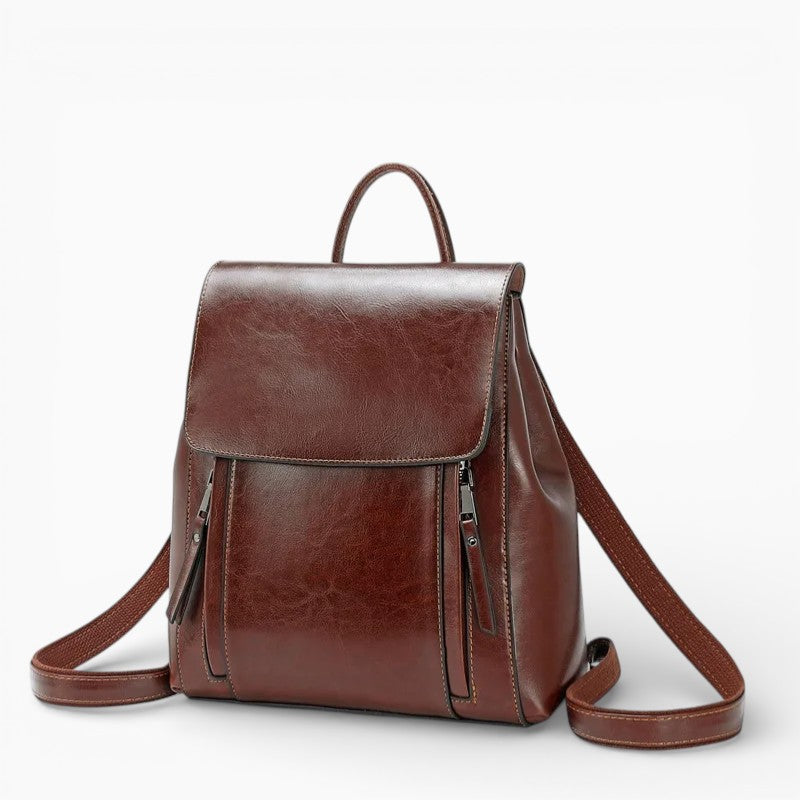 Sac à dos en cuir pour femme