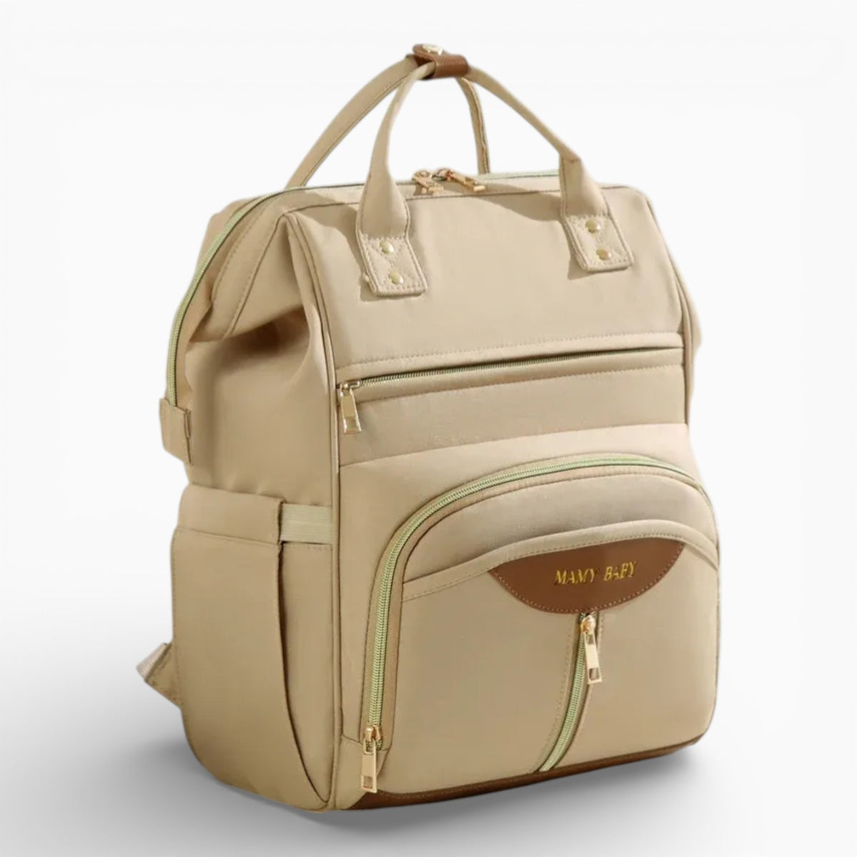 Sac à Dos à langer beige imperméable