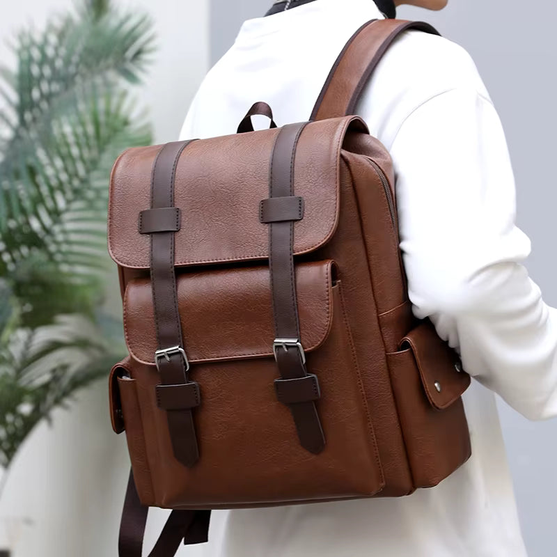 Sac à dos en cuir pour homme