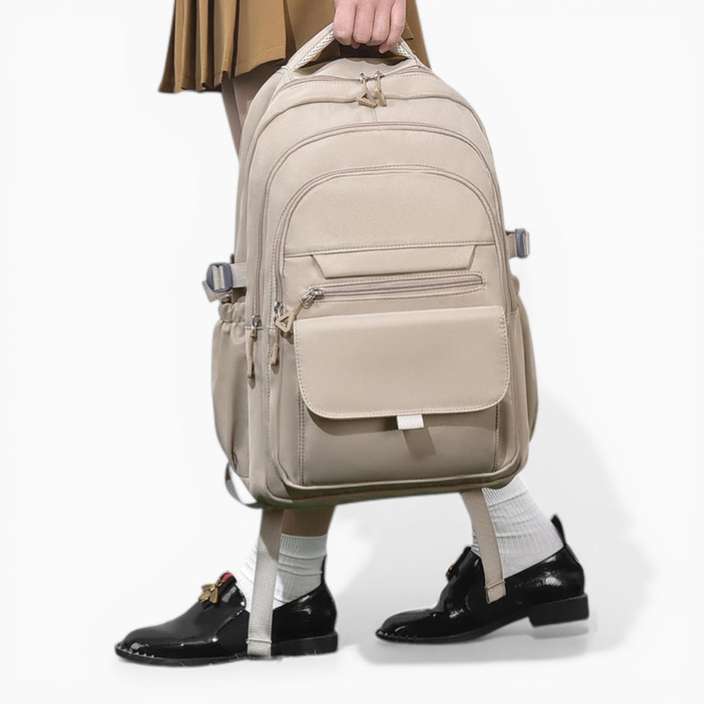 Sac à dos scolaire compartiments multiples