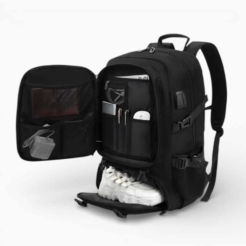 Sac à dos voyage noir pour homme