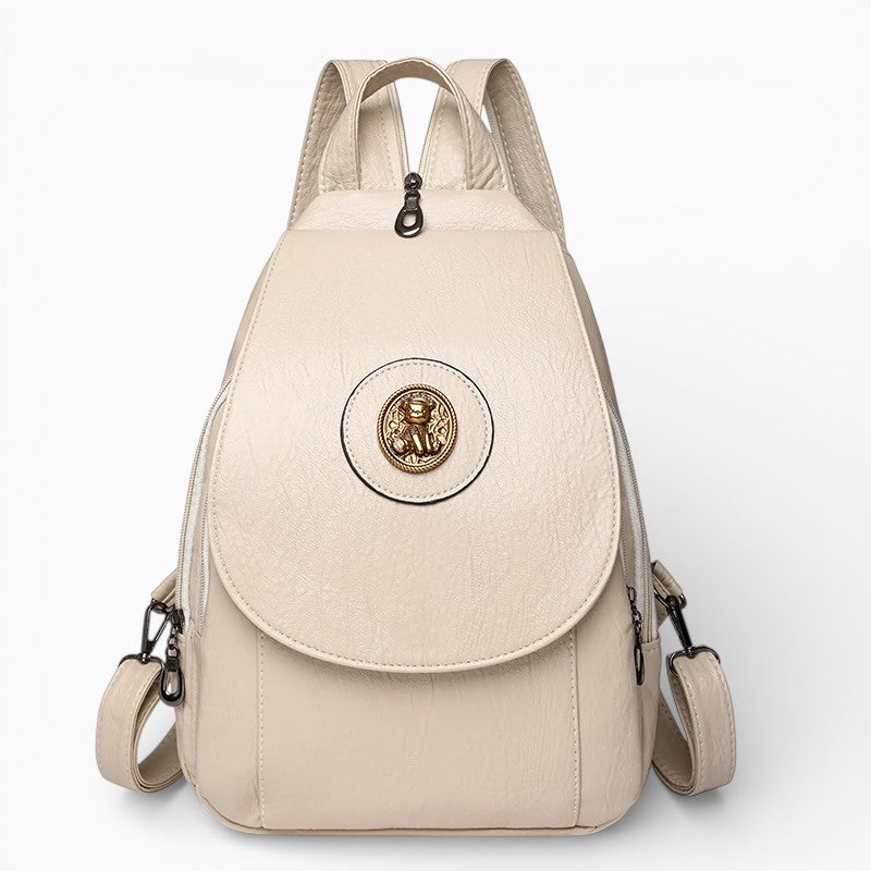 Petit sac à dos en cuir pour femme