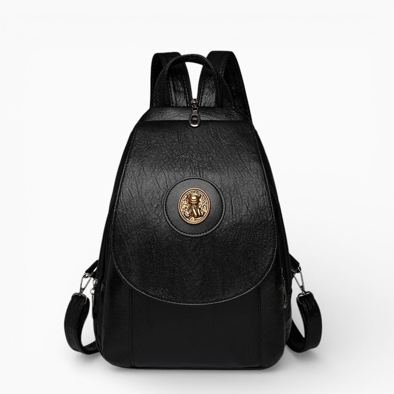 Petit sac à dos en cuir pour femme