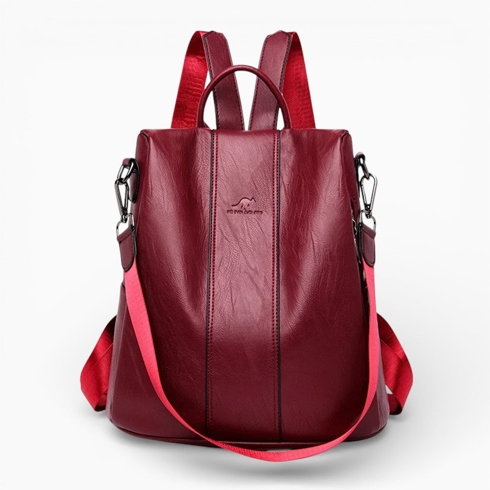 Sac à dos élégant en cuir pour femme