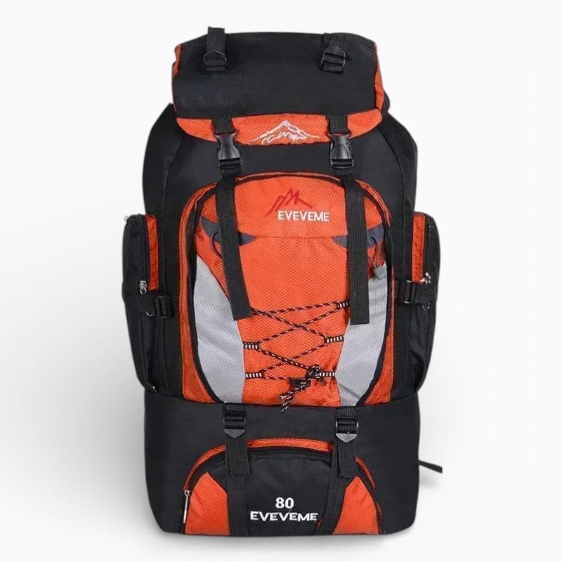 Maison Sac à Dos Orange Grand Sac à Dos de randonnée imperméable - 80 L