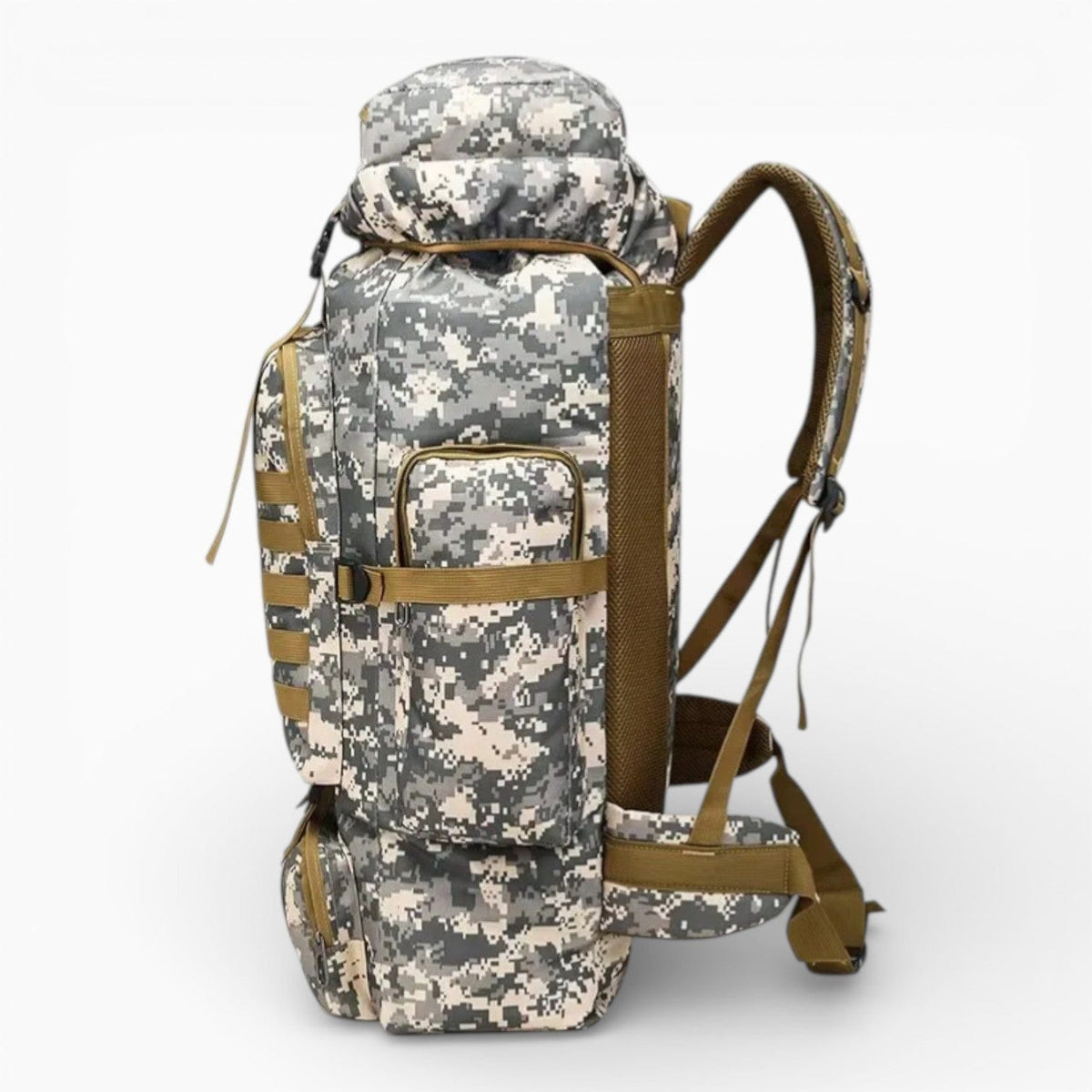 Maison Sac à Dos Grand Sac à Dos militaire imperméable 65 L