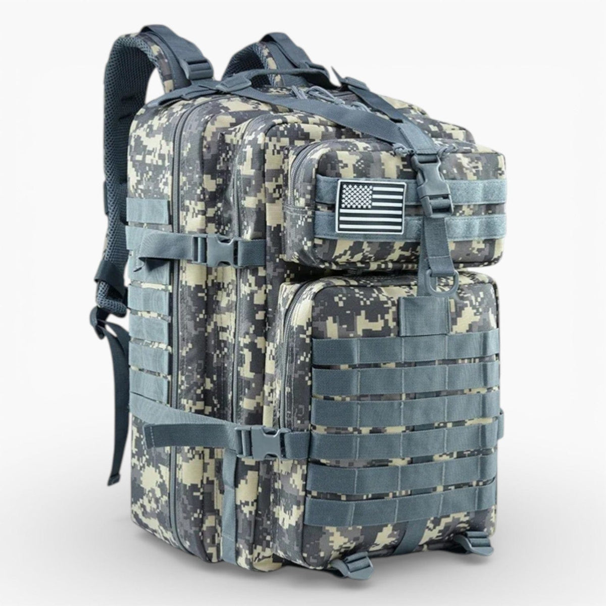 Ma boutique Bleu Grand sac à dos militaire pour homme