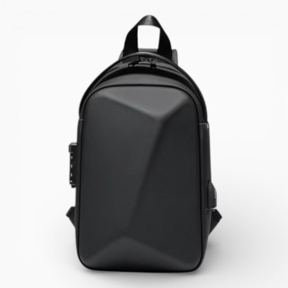 Maison Sac à Dos Noir Sac à bandoulière antivol avec verrouillage par mot de passe