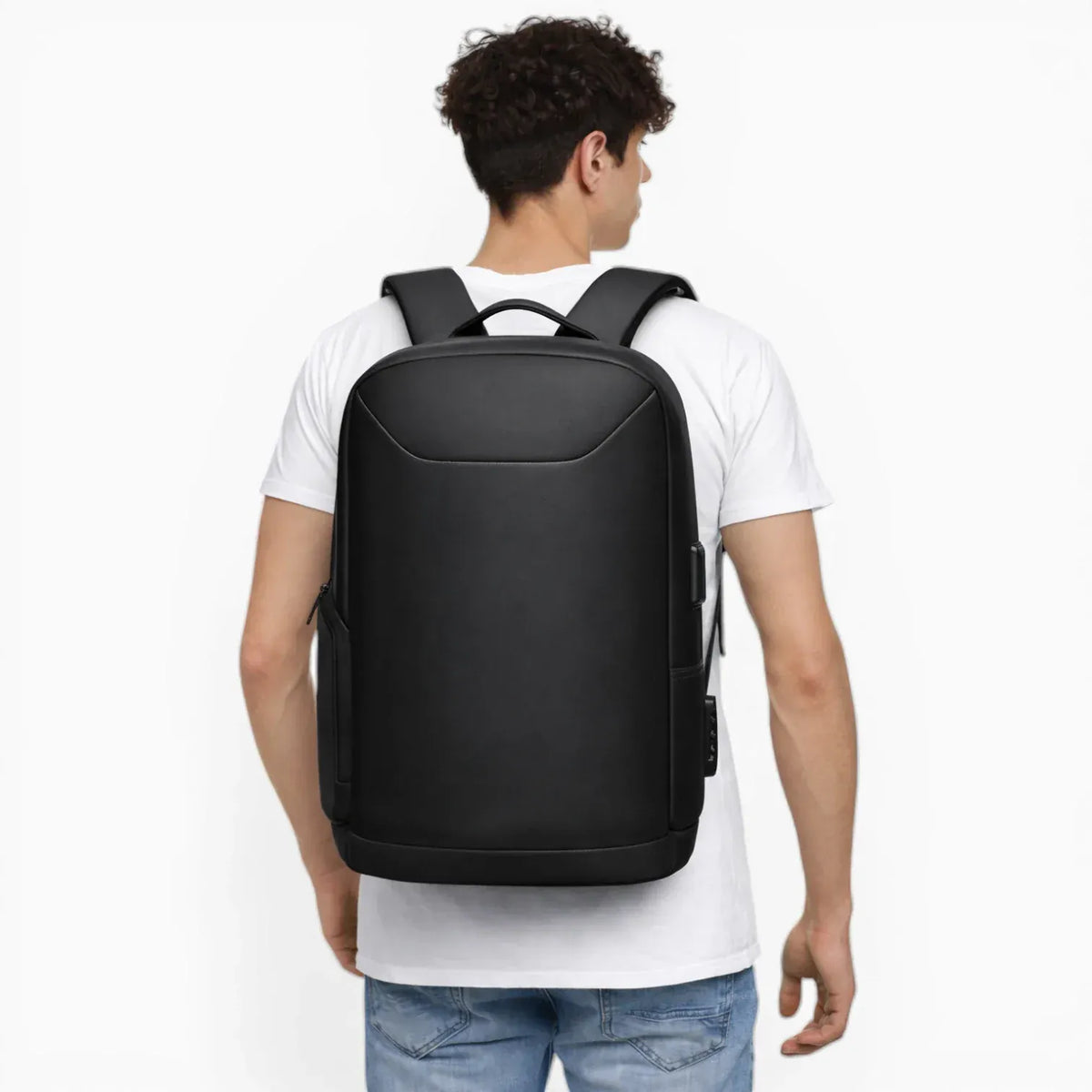 Maison Sac à Dos Noir Sac à Dos antivol noir imperméable