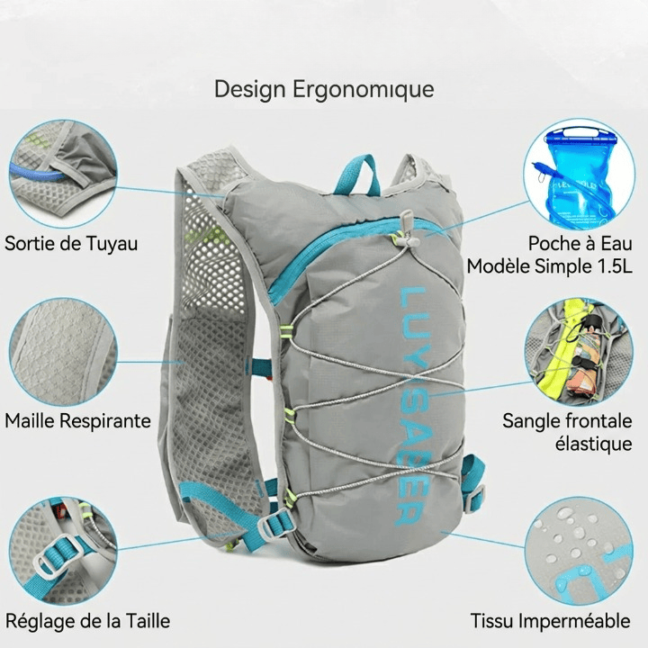 Maison Sac à Dos Sac à dos d’hydratation léger 1.5 L