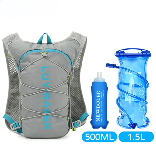 Maison Sac à Dos Gris Sac à dos d’hydratation léger 1.5 L