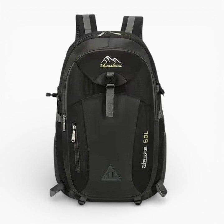 Maison Sac à Dos Noir Sac à Dos de Randonnée grande capacité 60 L - Leger et imperméable