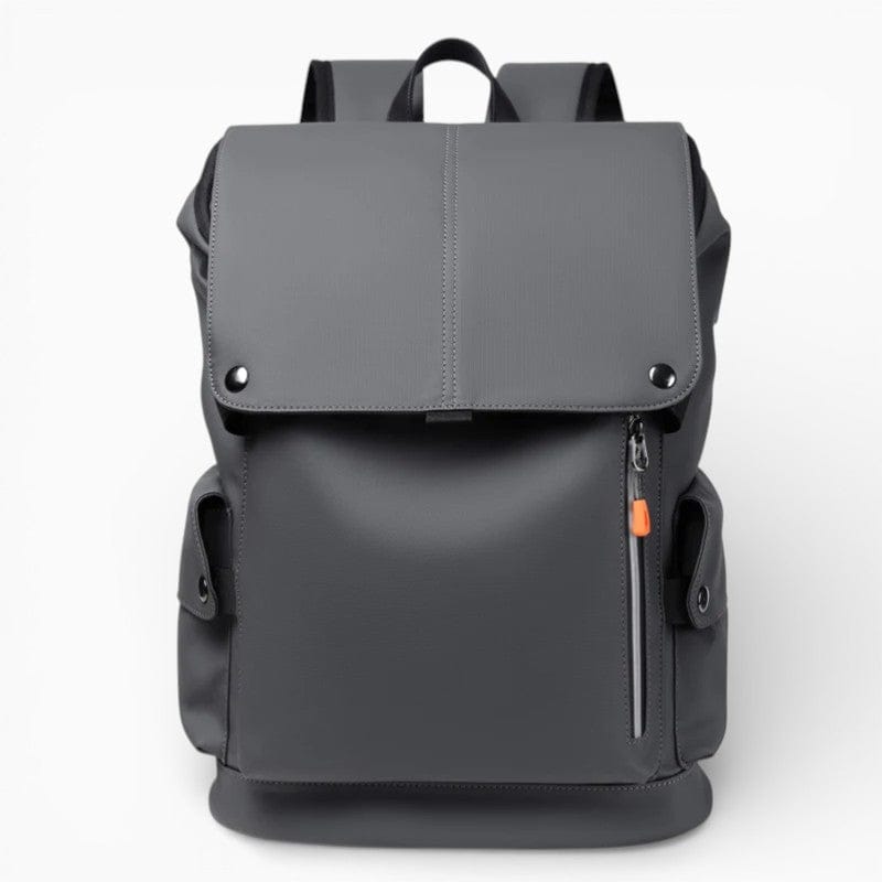 Maison Sac à Dos Gris Sac à dos en cuir imperméable