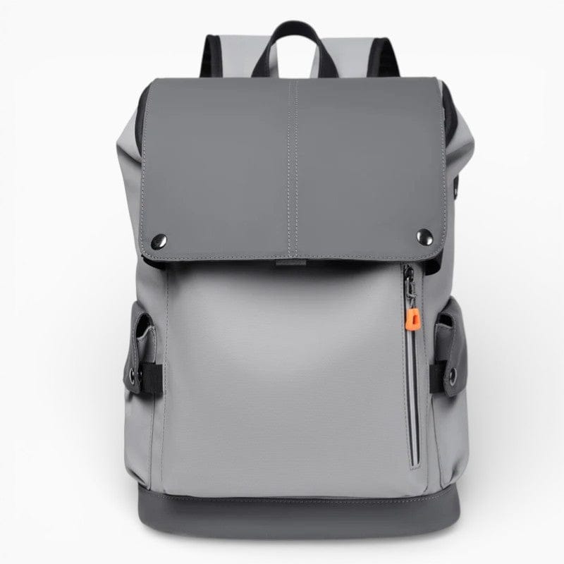 Maison Sac à Dos Gris clair Sac à dos en cuir imperméable