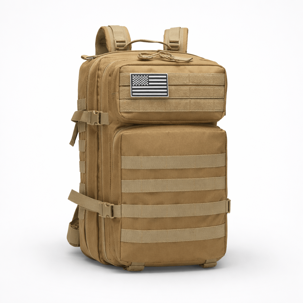 Maison Sac à Dos Kaki Sac à Dos militaire tactique imperméable 50 L pour homme