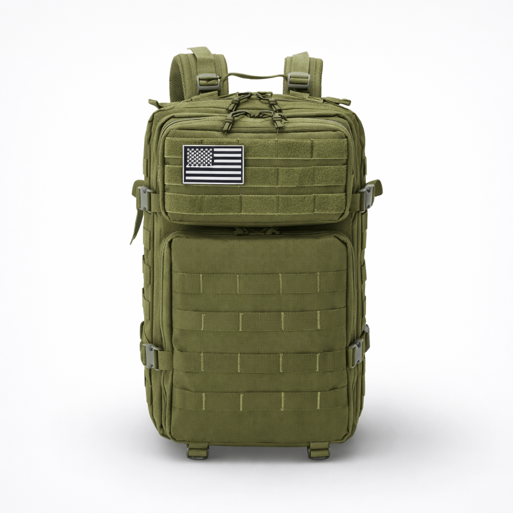 Maison Sac à Dos Vert Sac à Dos militaire tactique imperméable 50 L pour homme